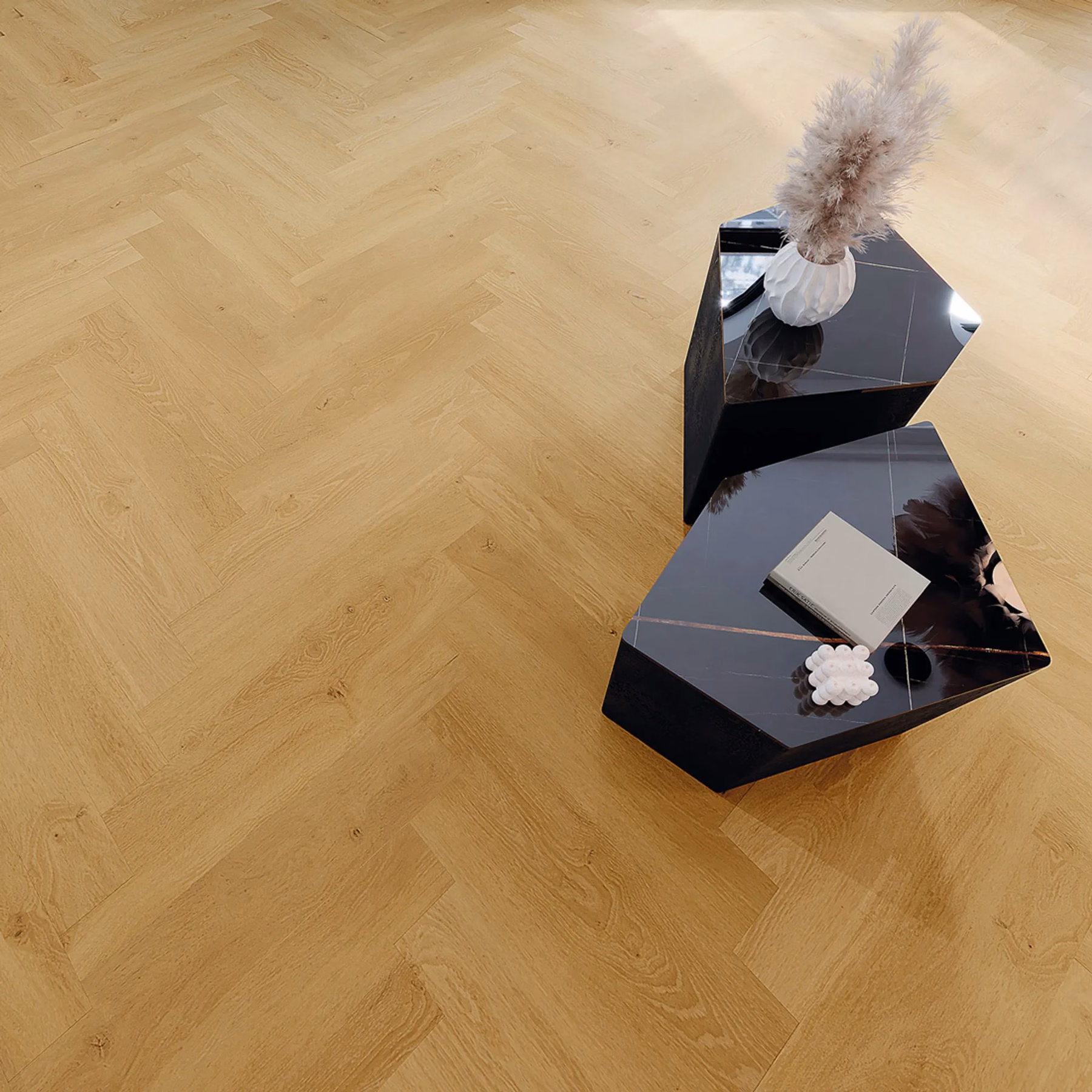 JOKA Design 555 Wooden Styles Herringbone Click | 705H Oak Natural EIR – Originalabbildung des Herstellers