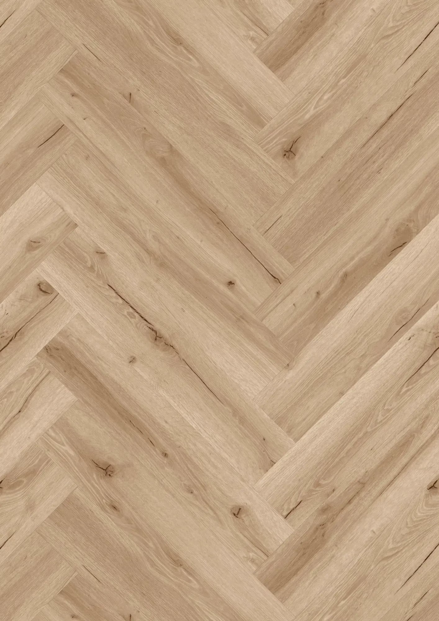 JOKA Design 555 Wooden Styles Herringbone Oak Creme EIR – Original-Flächenbild