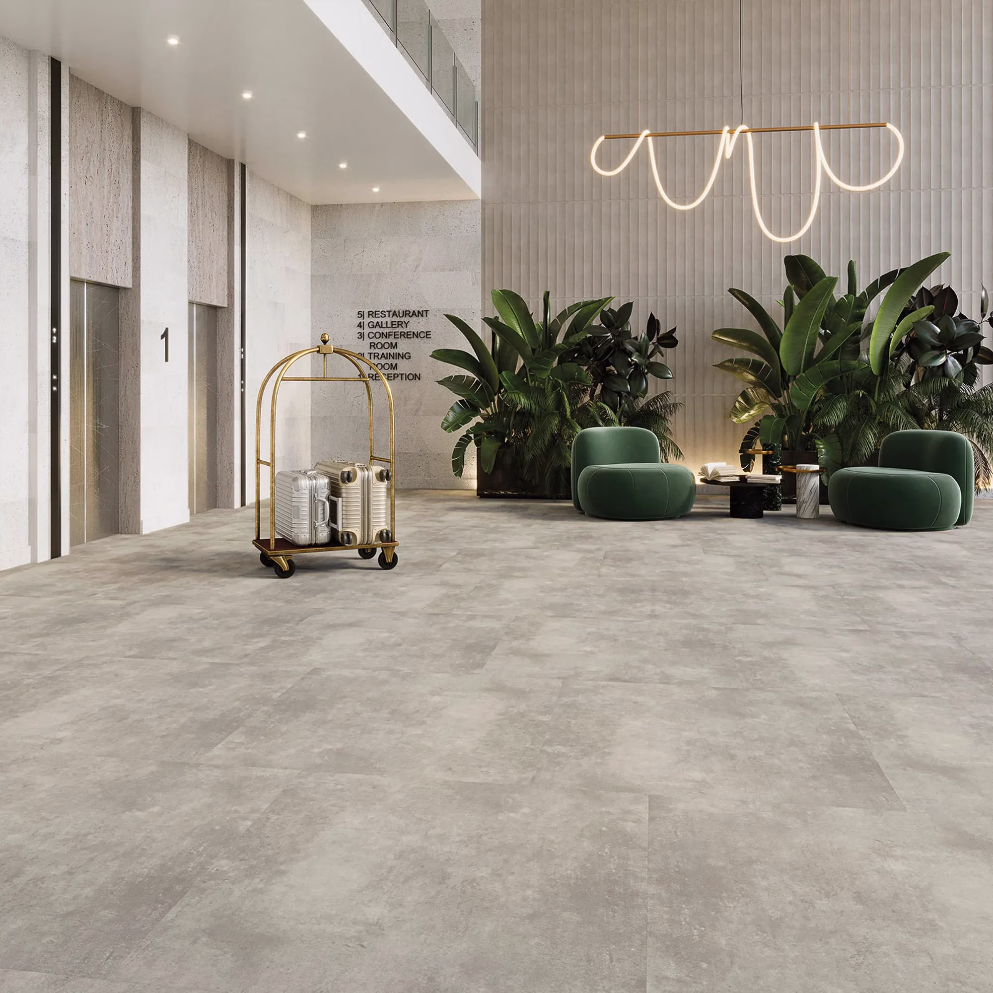 JOKA Design 555 Patchy Concrete – Herstellerabbildung