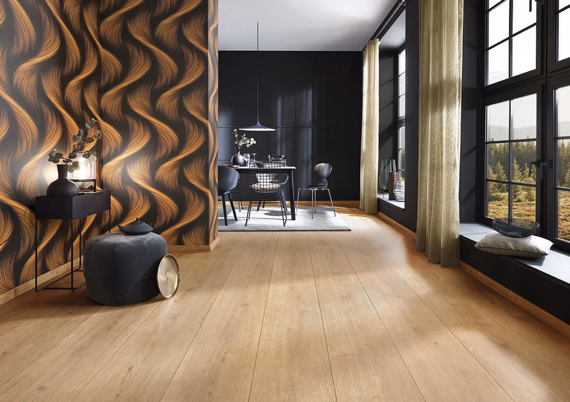 JOKA Skyline 532 MP 5753 Oak palace natural V2 – Raumansicht (Herstellerabbildung)