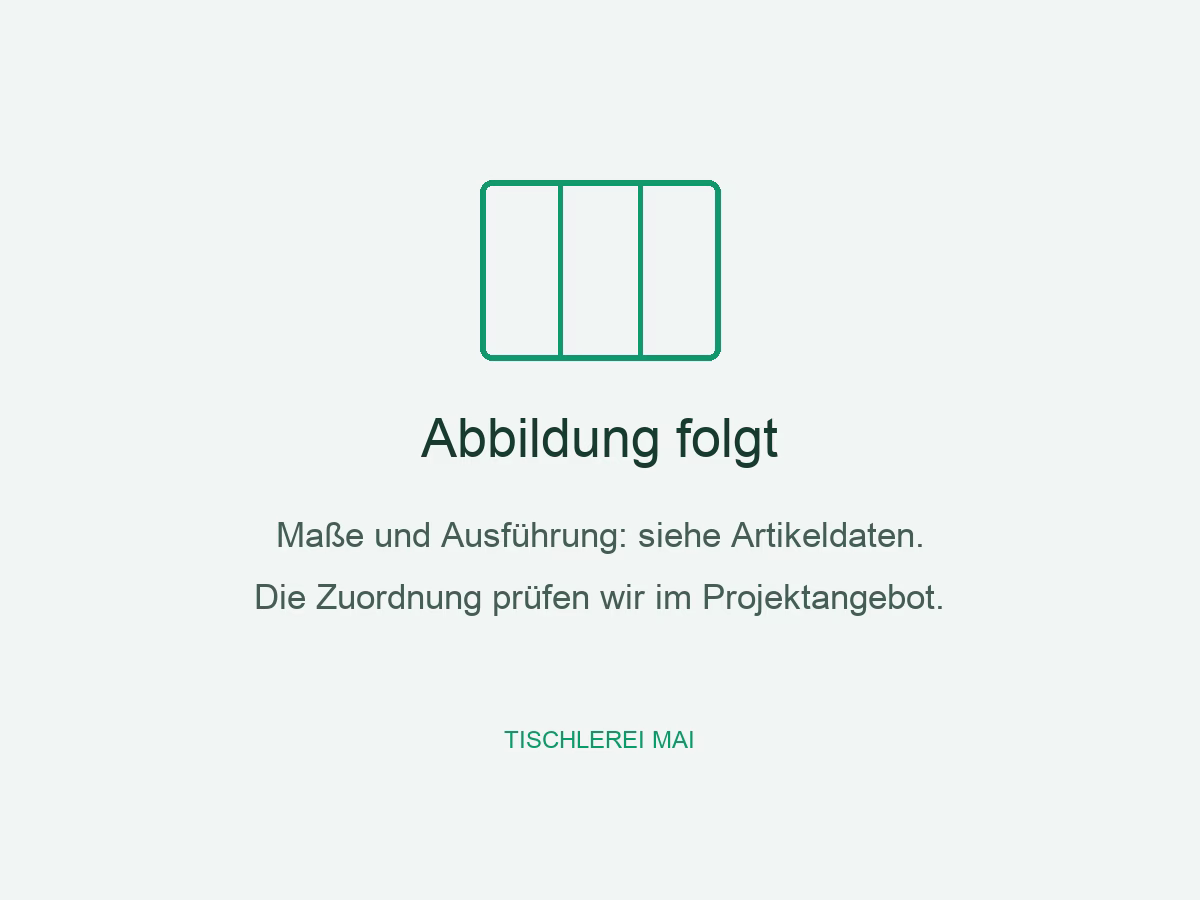 Noch keine Herstellerabbildung verfügbar. Maße und Ausführung anhand der Artikeldaten prüfen.
